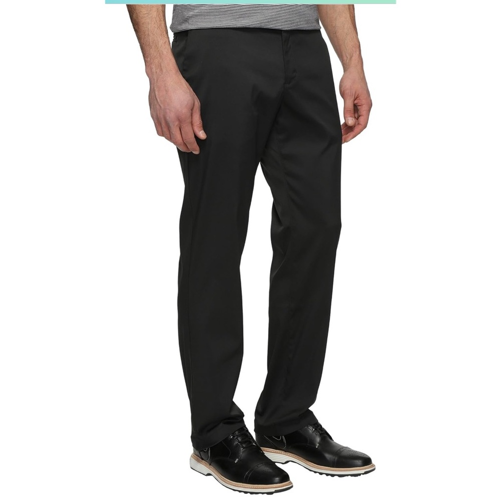 Nike | Dri-Fit Flat Front Black Golf Pants | Size 38 x 32